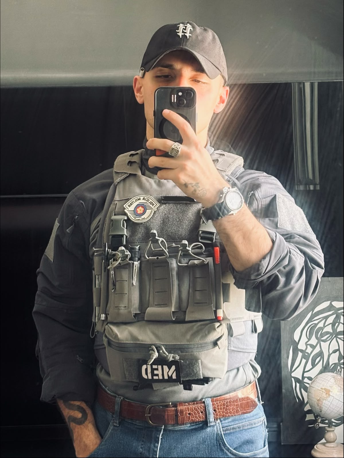The [tt] Officer Dad Hat usado por @pedropaulo_ob